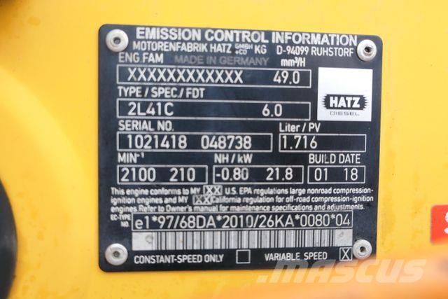 FAEHNDRICH Gussasphaltkocher TKS02-A12, Hatz 其他拖車