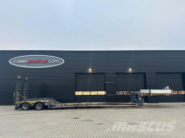 Faymonville 2 achs tiefbett / ausziehbar / Forstmaschinen Låg lastande semi trailer