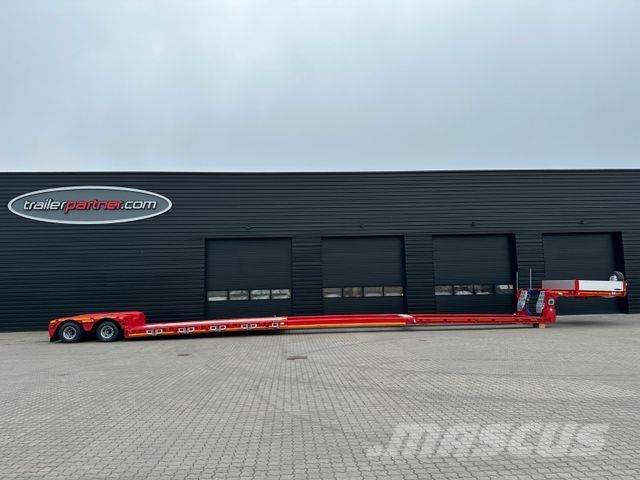 Faymonville 2 achs tiefbett / 2 x ausziehbar / 16.850 mm Låg lastande semi trailer