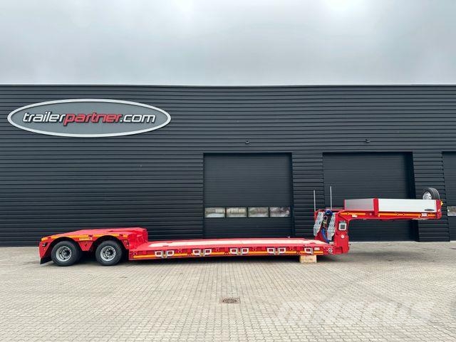 Faymonville 2 achs tiefbett / 2 x ausziehbar / 16.850 mm Låg lastande semi trailer