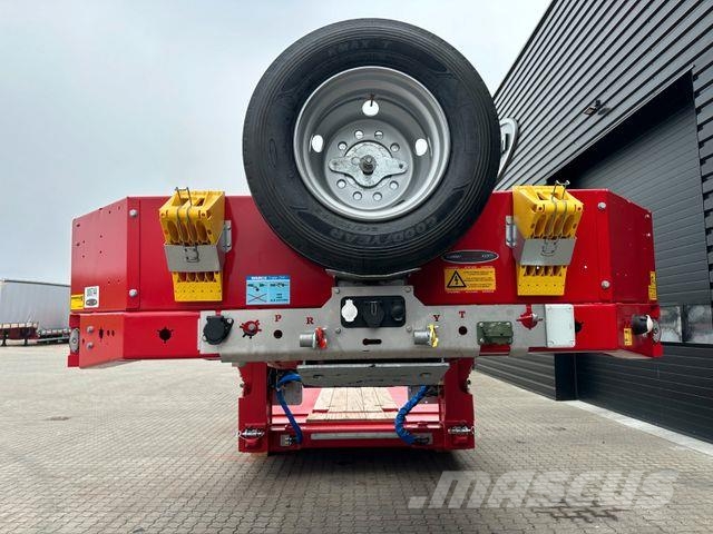 Faymonville 2 achs tiefbett / 2 x ausziehbar / 16.850 mm Låg lastande semi trailer
