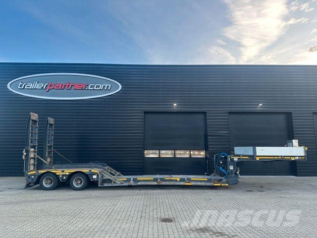 Faymonville 2 achs tiefbett / ausziehbar / Forstmaschinen Låg lastande semi trailer
