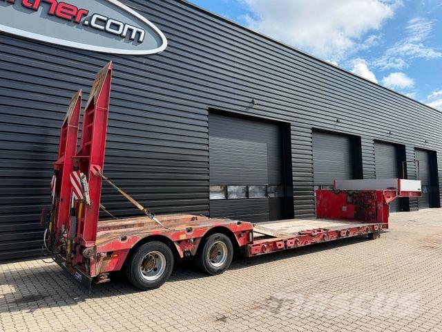 Faymonville 2 axle lowbed / extendable / Hydr. Ramps Semi-remorca agabaritica
