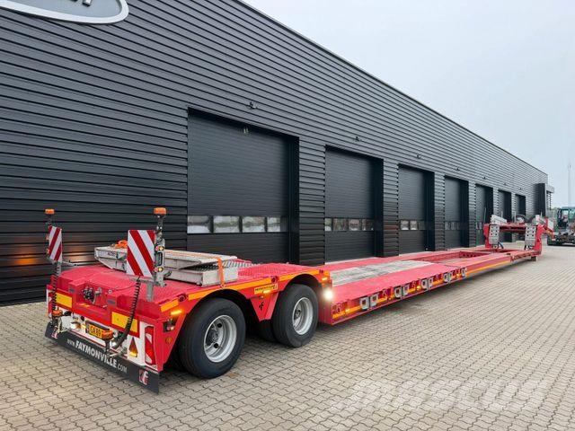 Faymonville 2 axle Lowbed / 2 x extendable / 16,850 mm / BUS Semi remorque surbaissée