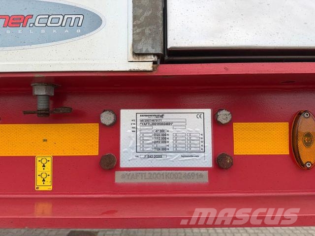 Faymonville 2 axle lowbed / extendable / Pendle axles 로우 로더-세미 트레일러