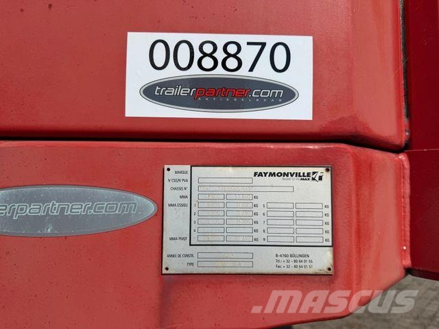 Faymonville 3 axle Lowbed / Extendable Semi-remorca agabaritica