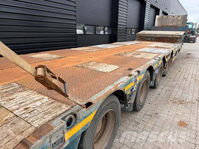 Faymonville 4-axle lowloader / ramps / extendable / Wheel re Semi-remorca agabaritica