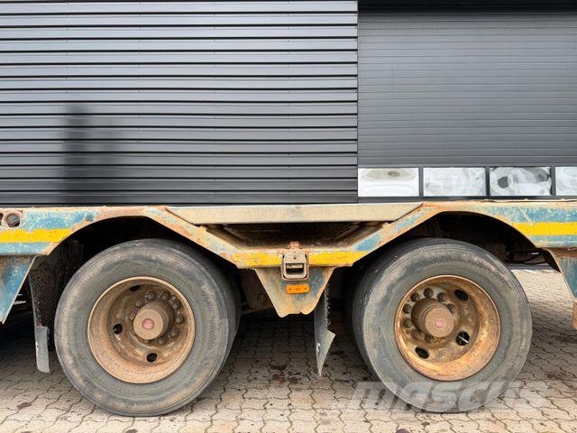 Faymonville 4-axle lowloader / ramps / extendable / Wheel re Semi-remorca agabaritica