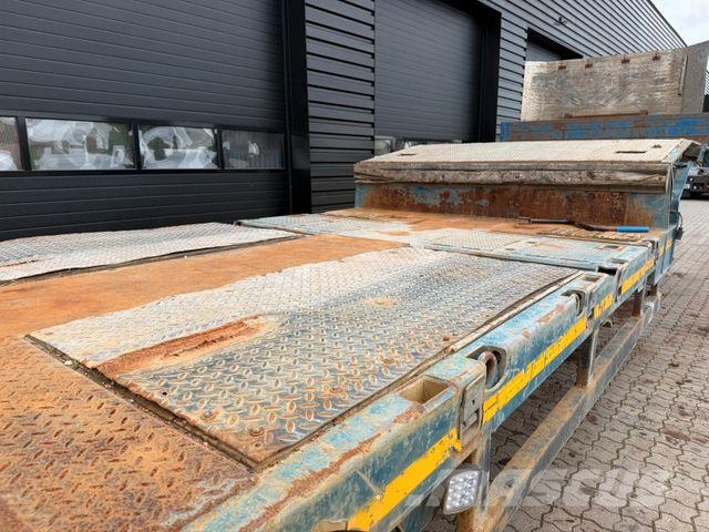 Faymonville 4-axle lowloader / ramps / extendable / Wheel re Semi-remorca agabaritica
