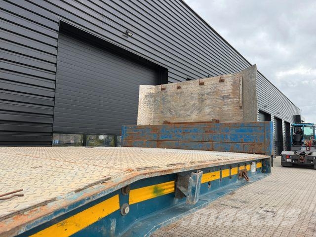 Faymonville 4-axle lowloader / ramps / extendable / Wheel re Semi-remorca agabaritica