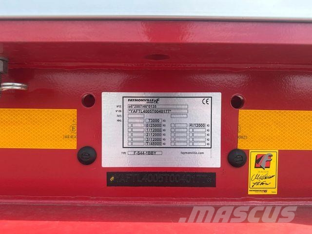 Faymonville 4 axle Lowloader / ramps / Extendable / Hydrauli Low loader yari çekiciler