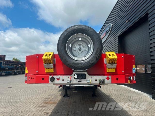 Faymonville 4 axle Lowloader / ramps / Extendable / Hydrauli Low loader yari çekiciler