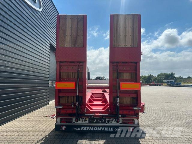 Faymonville 4 axle Lowloader / ramps / Extendable / Hydrauli Low loader yari çekiciler