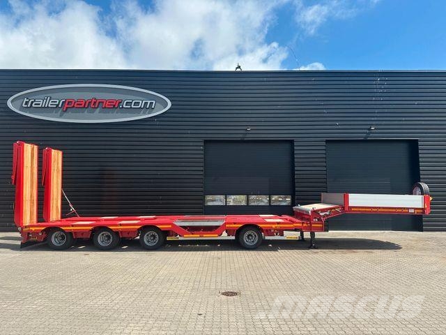 Faymonville 4 axle Lowloader / ramps / Extendable / Hydrauli Low loader yari çekiciler