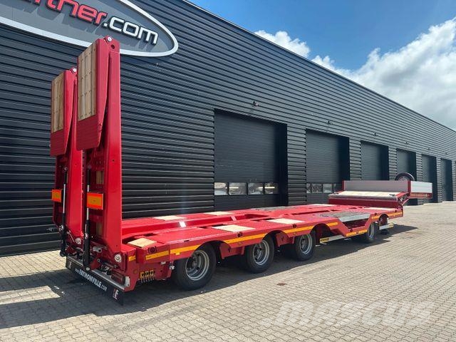 Faymonville 4 axle Lowloader / ramps / Extendable / Hydrauli Low loader yari çekiciler
