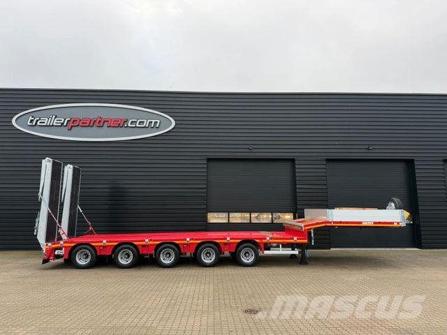 Faymonville MAX 100 5 achs Tieflader / Rampen / Ausziehbar Semi remorque surbaissée