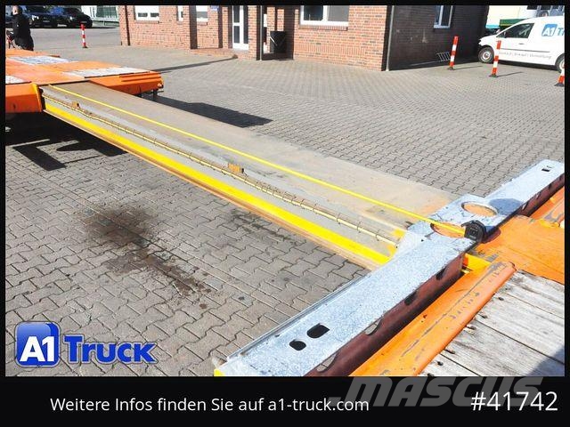 Faymonville Max 100, Tele, hydr. Rampen Radmulden Lenkachse, Tieflader-Auflieger