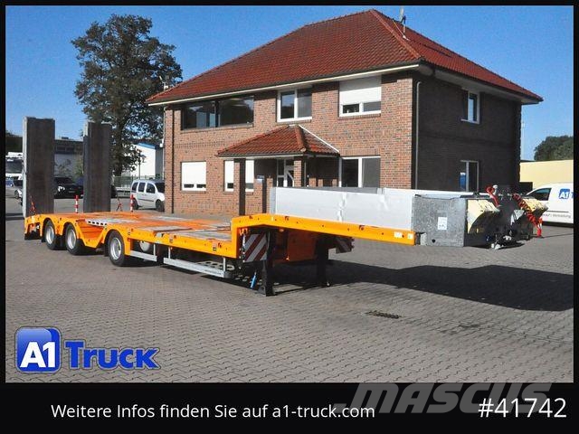Faymonville Max 100, Tele, hydr. Rampen Radmulden Lenkachse, Tieflader-Auflieger