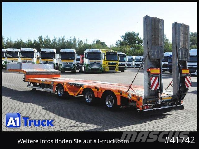 Faymonville Max 100, Tele, hydr. Rampen Radmulden Lenkachse, Tieflader-Auflieger