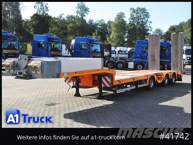 Faymonville Max 100, Tele, hydr. Rampen Radmulden Lenkachse, Tieflader-Auflieger