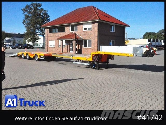 Faymonville Max 100, Tele, hydr. Rampen Radmulden Lenkachse, Tieflader-Auflieger