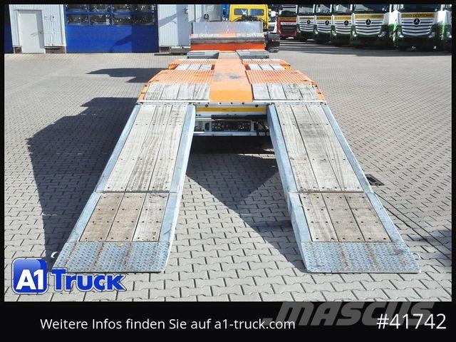 Faymonville Max 100, Tele, hydr. Rampen Radmulden Lenkachse, Tieflader-Auflieger