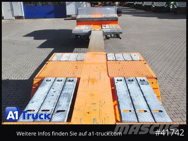 Faymonville Max 100, Tele, hydr. Rampen Radmulden Lenkachse, Tieflader-Auflieger