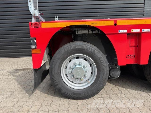 Faymonville MAX 510 3 achs tiefbett / Ausziehbar / 3 x 12 T نصف مقطورة مسطحة منخفضة