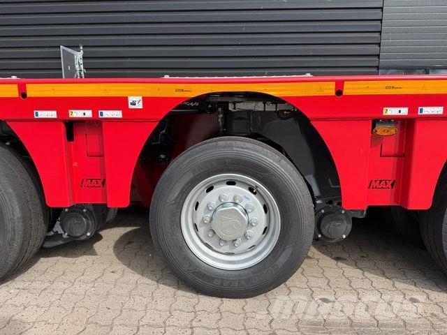 Faymonville MAX 510 3 achs tiefbett / Ausziehbar / 3 x 12 T نصف مقطورة مسطحة منخفضة
