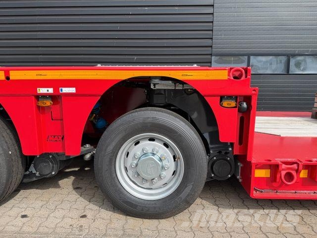 Faymonville MAX 510 3 achs tiefbett / Ausziehbar / 3 x 12 T نصف مقطورة مسطحة منخفضة