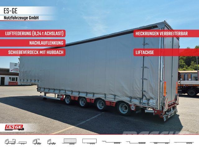 Faymonville MAX Trailer MAX100 Semi-Tieflader Planenaufbau Tieflader-Auflieger