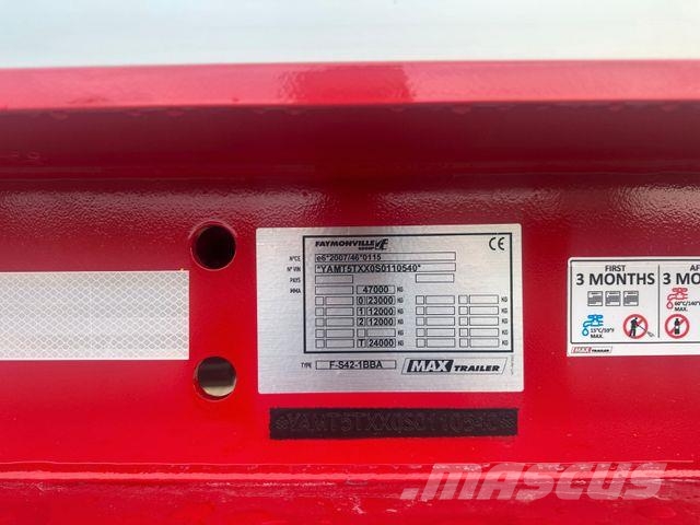 Faymonville MAX510 2 cahs tiefbett / ausziehbar 低平板半挂车