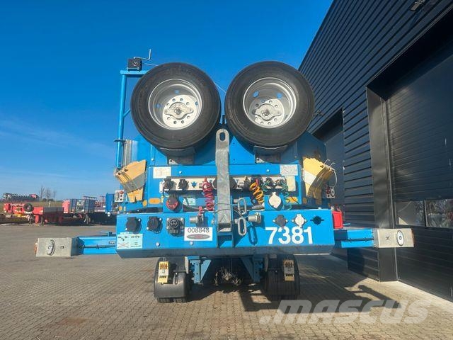 Faymonville Megamax 1+3 tiefbett / free swing dolly Låg lastande semi trailer