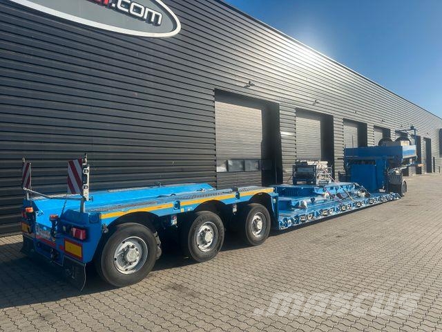 Faymonville Megamax 1+3 tiefbett / free swing dolly Låg lastande semi trailer