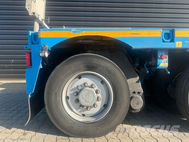 Faymonville Megamax 1+3 tiefbett / free swing dolly Låg lastande semi trailer