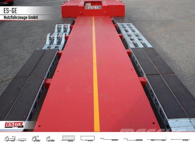 Faymonville Megamax Tiefbett 2x10 t نصف مقطورة مسطحة منخفضة