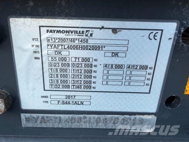 Faymonville Multimax 4-axles Extendable 2017 year Poluprikolice labudice