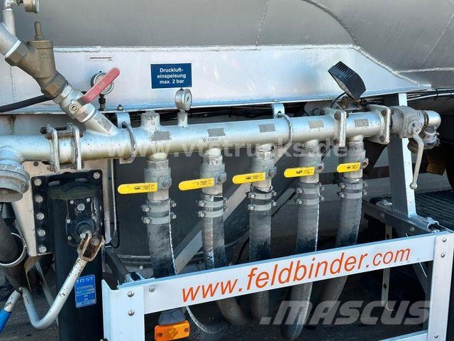 Feldbinder EUT 40.3 40m³, 2 Euter, Nachlauf-Lenkachse, Напівпричепи-автоцистерни