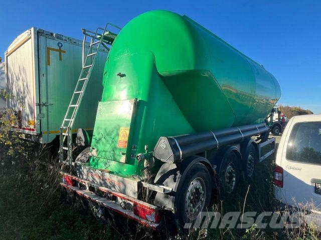 Feldbinder Silo für Staub und Rieselgüter EUT 35.3/6415/A/2 نصف مقطورات مقطورة 