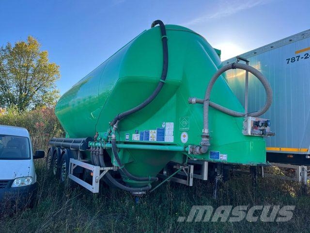 Feldbinder Silo für Staub und Rieselgüter EUT 35.3/6415/A/2 نصف مقطورات مقطورة 