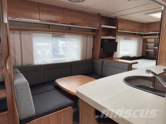 Fendt SAPHIR 650 TV/WC/Schlaf & Wohn-Anhänger Motokaravanlar ve çekme karavanlar