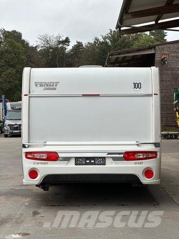 Fendt SAPHIR 650 TV/WC/Schlaf & Wohn-Anhänger Motokaravanlar ve çekme karavanlar