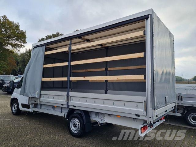 Fiat Ducato 35 Pritsche Maxi Schiebe Plane 10 Pal. Camion à rideaux coulissants (PLSC)