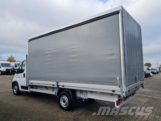 Fiat Ducato 35 Pritsche Maxi Schiebe Plane 10 Pal. Camion à rideaux coulissants (PLSC)