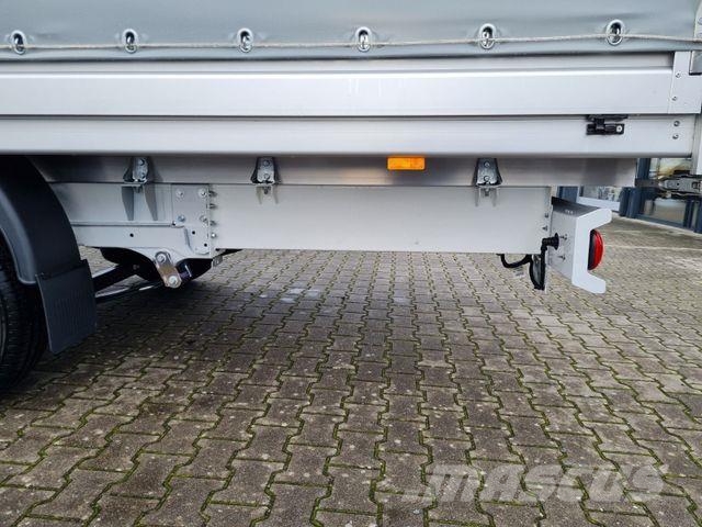 Fiat Ducato 35 Pritsche Maxi Schiebe Plane 10 Pal. Camion à rideaux coulissants (PLSC)