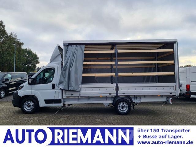 Fiat Ducato 35 Pritsche Maxi Schiebe Plane 10 Pal. Camion à rideaux coulissants (PLSC)