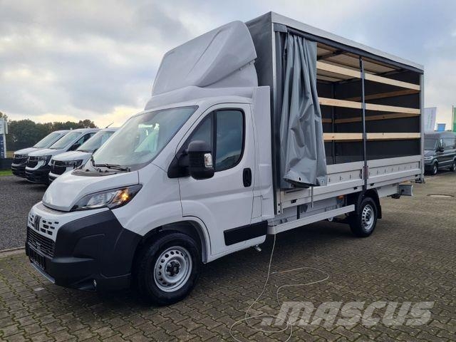 Fiat Ducato 35 Pritsche Maxi Schiebe Plane 10 Pal. Camion à rideaux coulissants (PLSC)