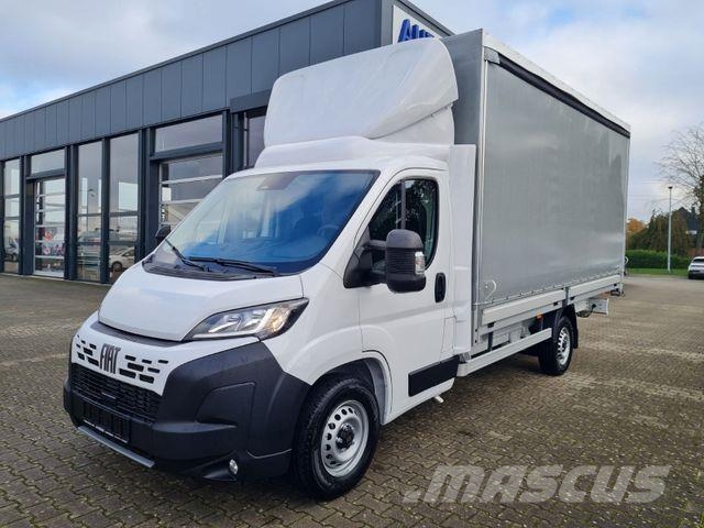 Fiat Ducato 35 Pritsche Maxi Schiebe Plane 10 Pal. Camion à rideaux coulissants (PLSC)