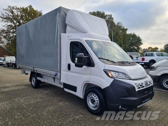 Fiat Ducato 35 Pritsche Maxi Schiebe Plane 10 Pal. Camion à rideaux coulissants (PLSC)