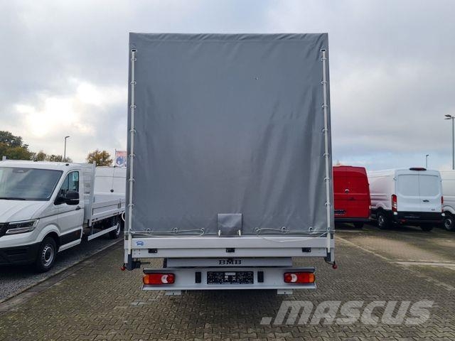Fiat Ducato 35 Pritsche Maxi Schiebe Plane 10 Pal. Camion à rideaux coulissants (PLSC)